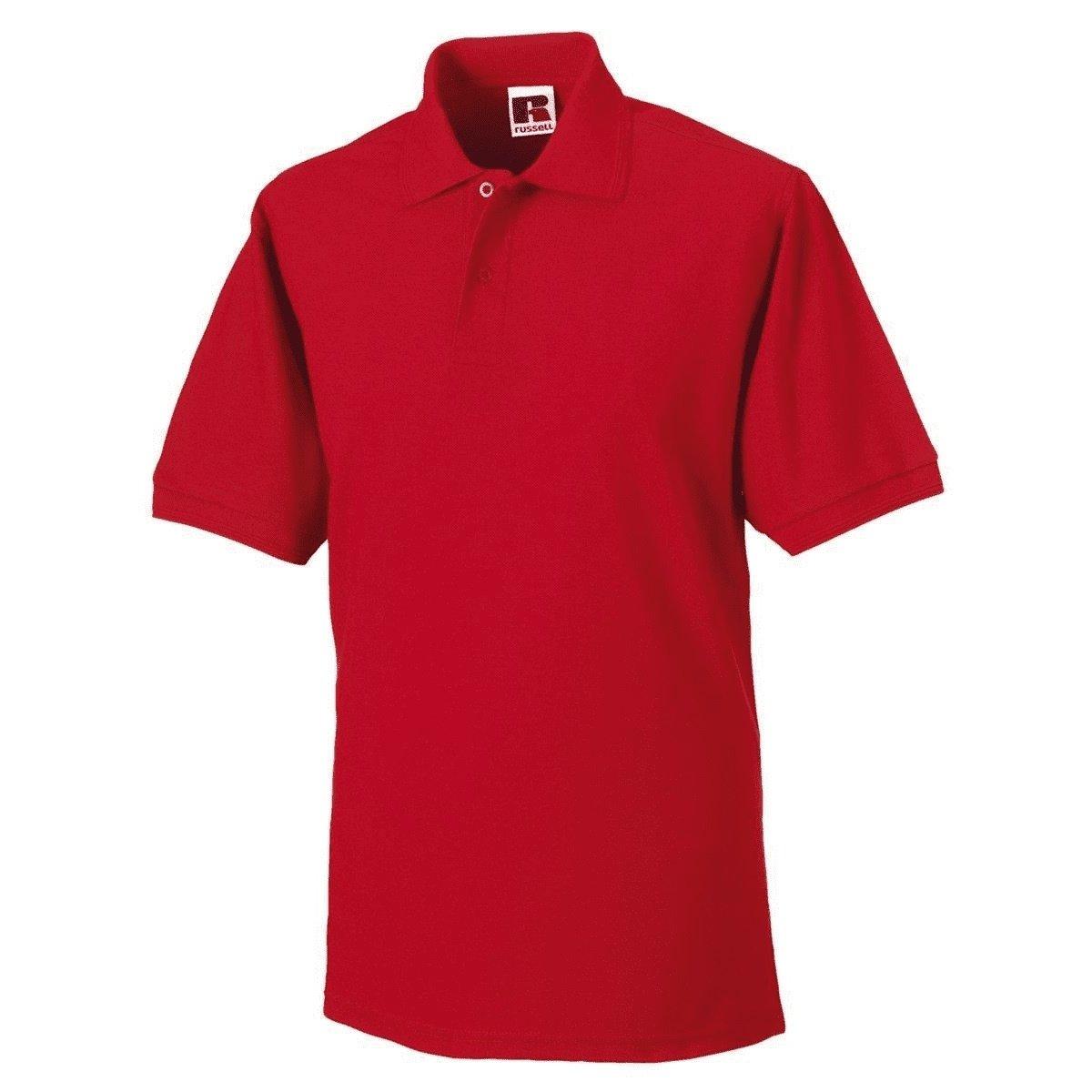 Russell Ripple Collar & Cuff Kurzarm Polo Shirt
