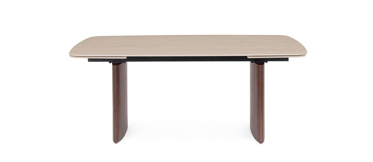 mutoni Ausziehtisch Mailis Nuss-Trav 180-260x90