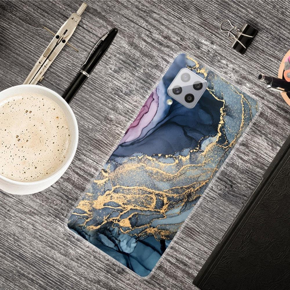 Cover-Discount Galaxy A42 - Silikon Gummi Case Marble