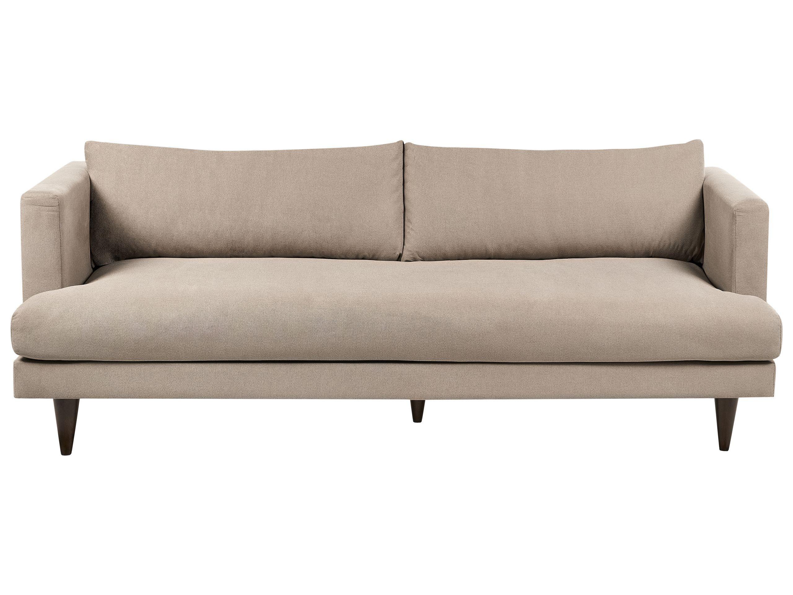 Beliani 3 Sitzer Sofa aus Polyester Minimalistisch JARPEN