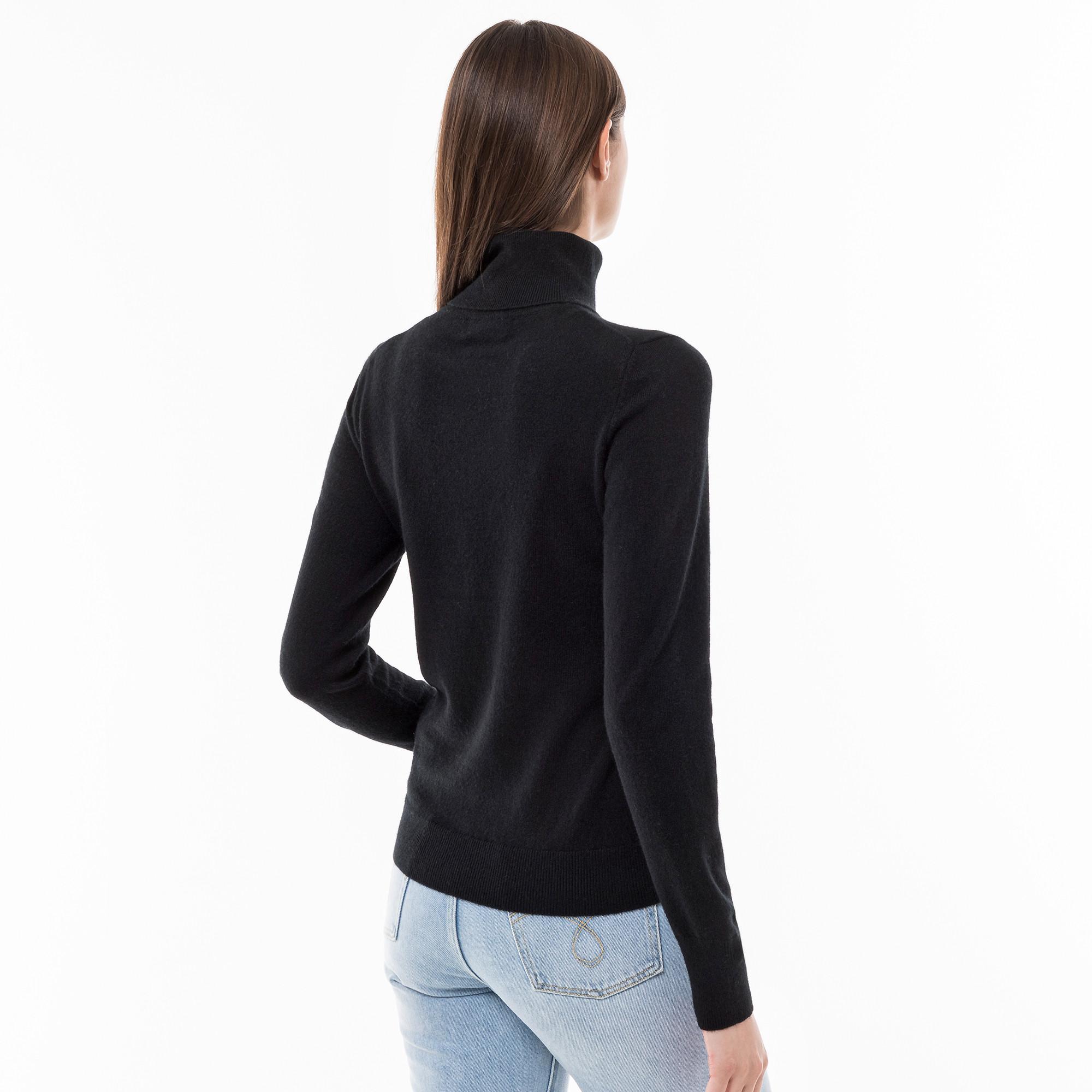 Manor Woman Bio-Cashmere Pullover, Rollkragen