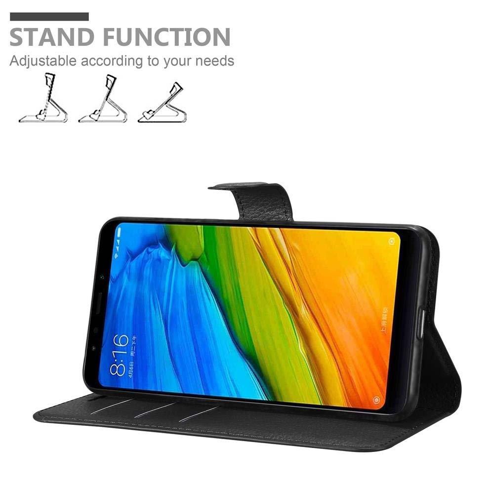 Cadorabo Hülle für Xiaomi RedMi NOTE 5 Standfunktion, Kartenfach
