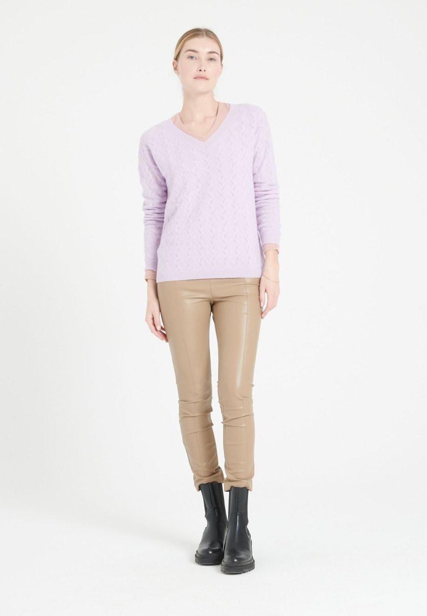 Studio Cashmere8 LILLY 27 Pullover mit V-Ausschnitt - 100% Kaschmir