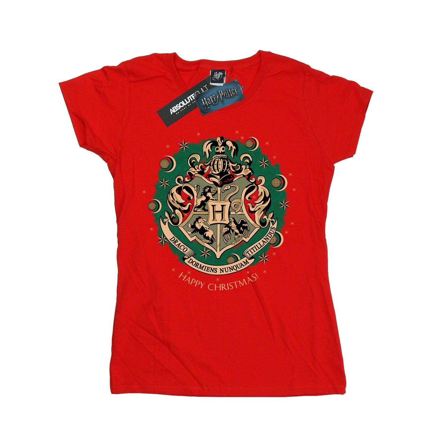 Harry Potter Hogwarts Happy Christmas T-Shirt