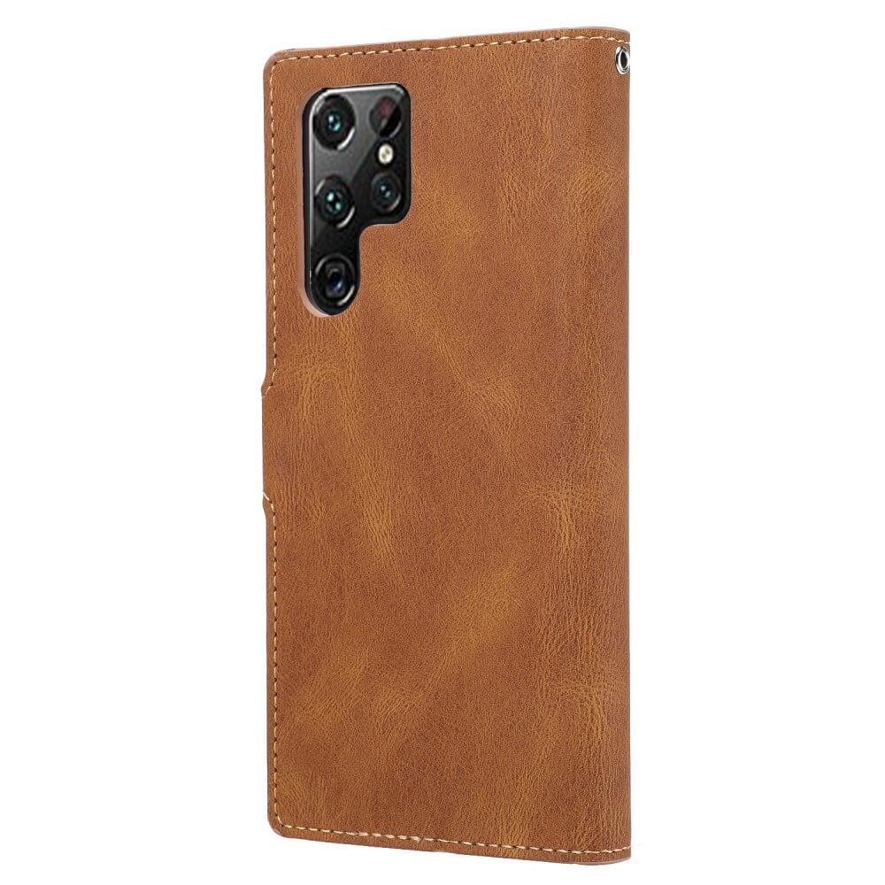 Cover-Discount Galaxy S23 Ultra - Leder Etui Hülle