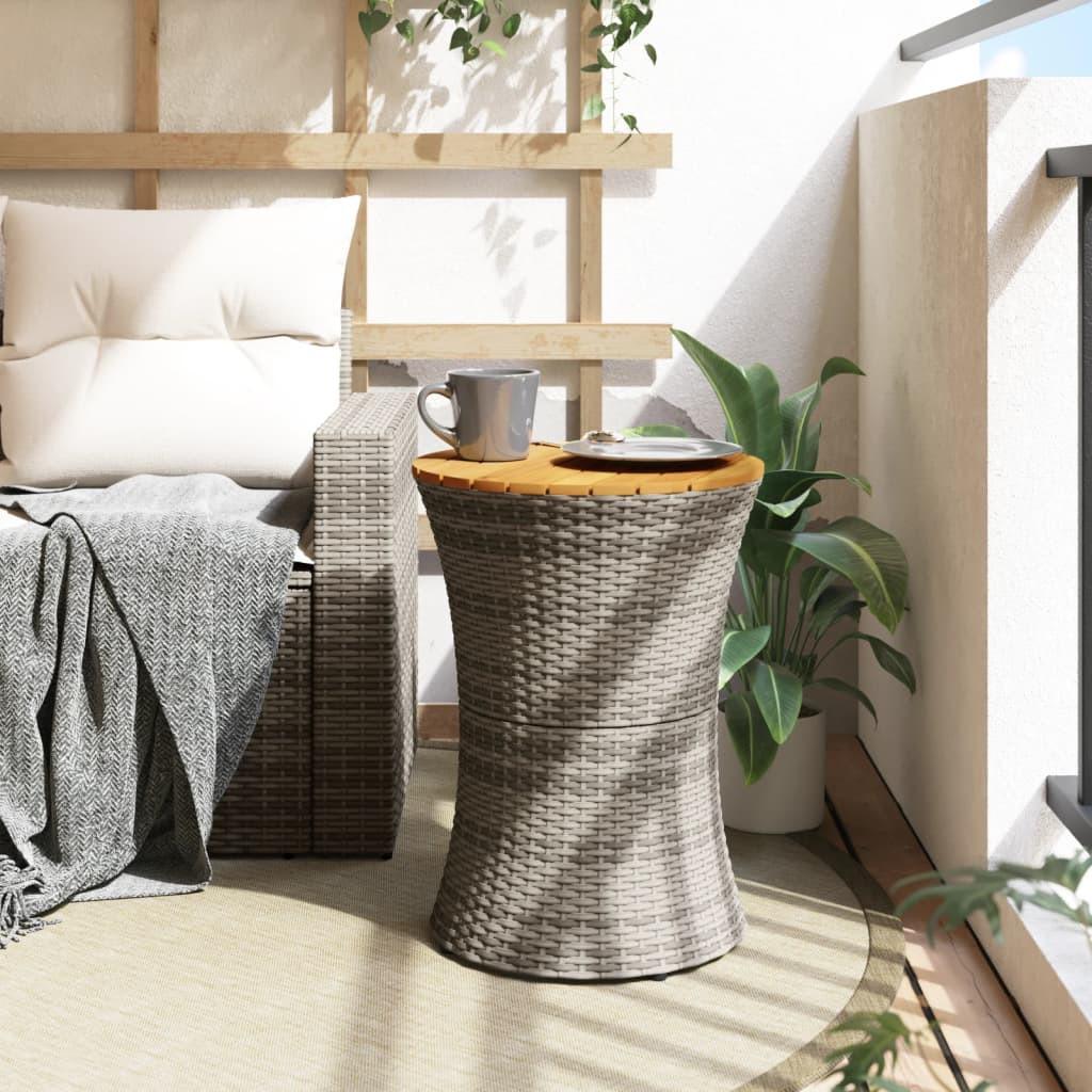 VidaXL Garten beistelltisch poly-rattan