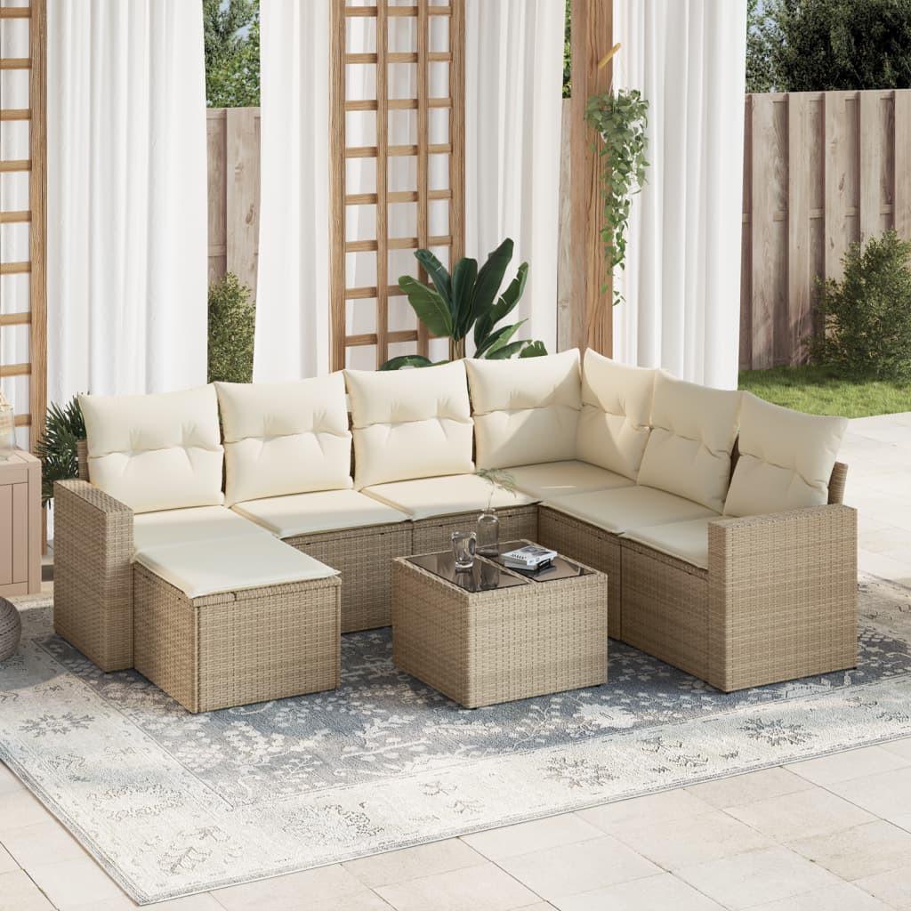 VidaXL Garten sofagarnitur poly-rattan