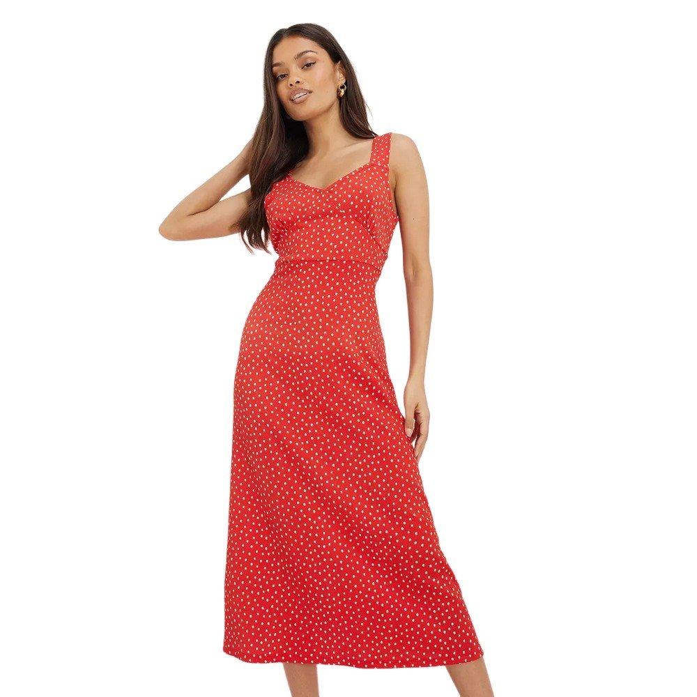 Dorothy Perkins Midikleid mit Trägern und Tupfen