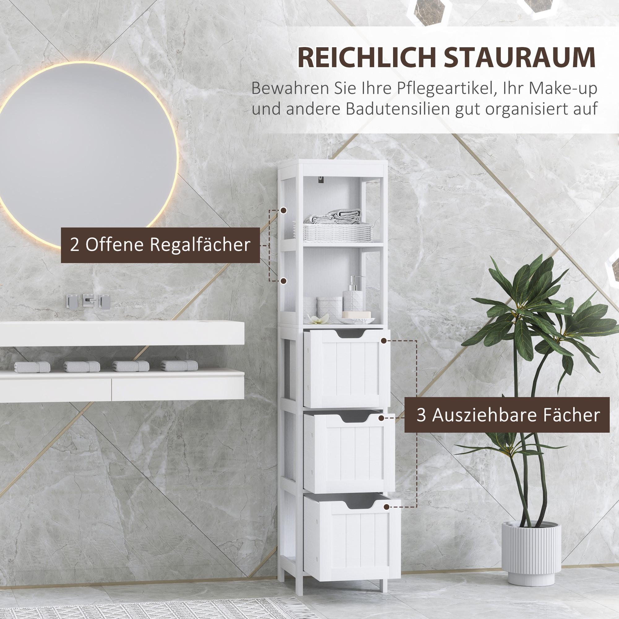 HOMCOM Badezimmerschrank