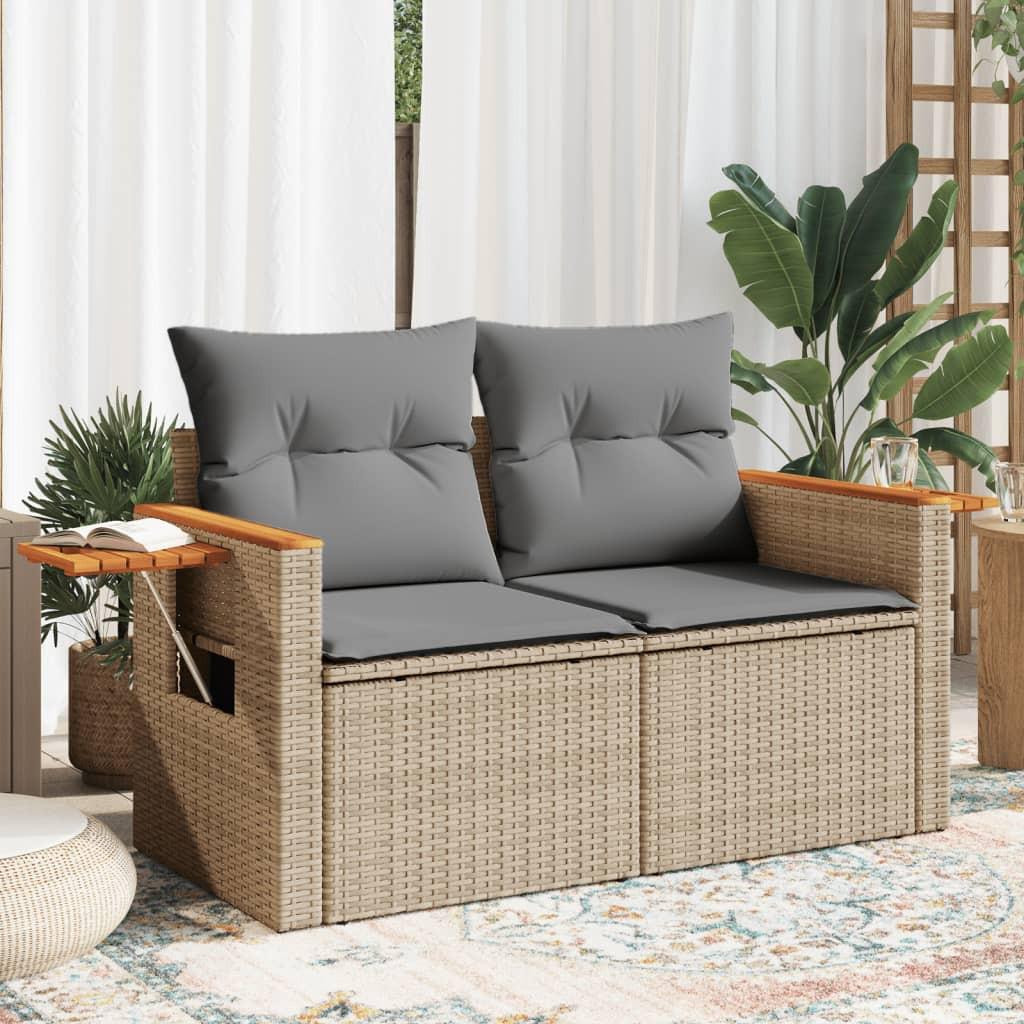 VidaXL Gartensofa poly-rattan