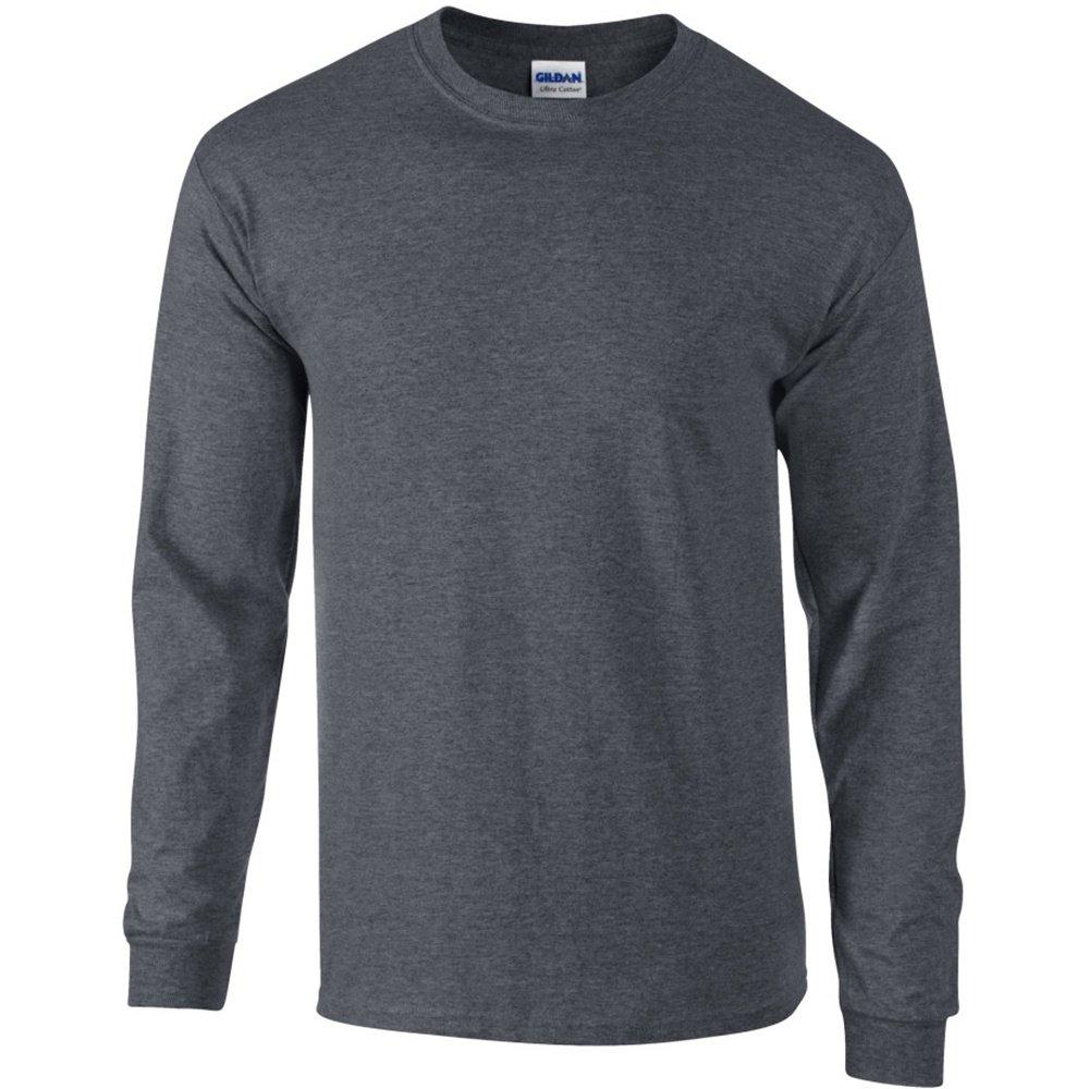 Gildan Ultra Langarm Rundhals T-Shirt