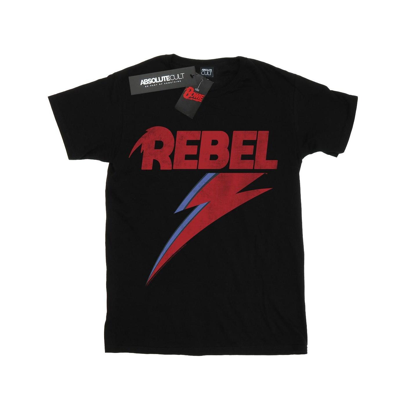 David Bowie Rebel Bolt Print T-Shirt