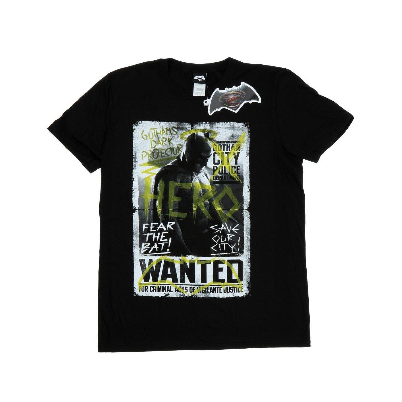 DC COMICS Batman Wanted Poster T-Shirt