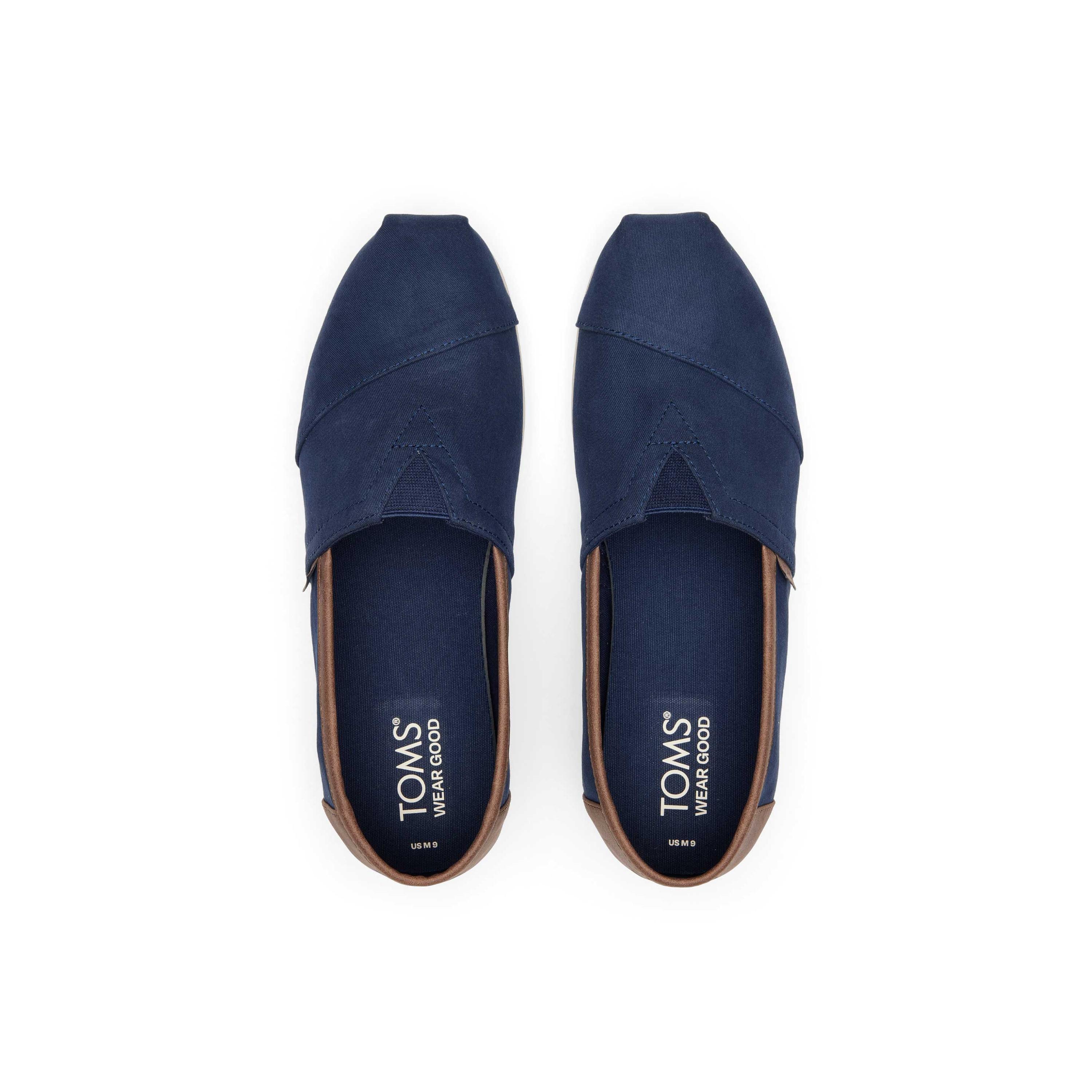 TOMS espadrilles mit lederdetails alpargata