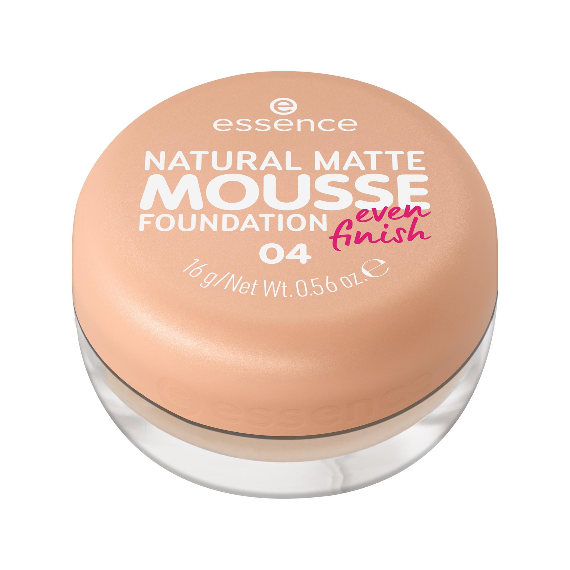 essence essence NATURAL MATTE MOUSSE FOUNDATION 02 Natural Matte Mousse Foundation