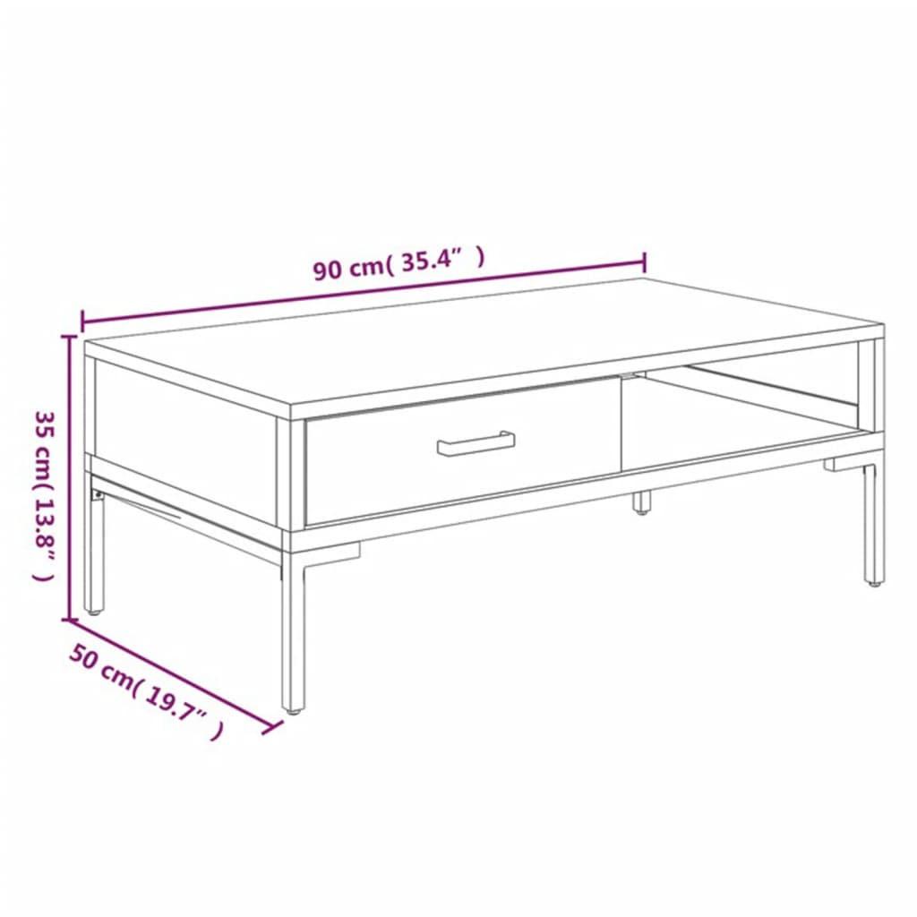 VidaXL Couchtisch kiefernholz