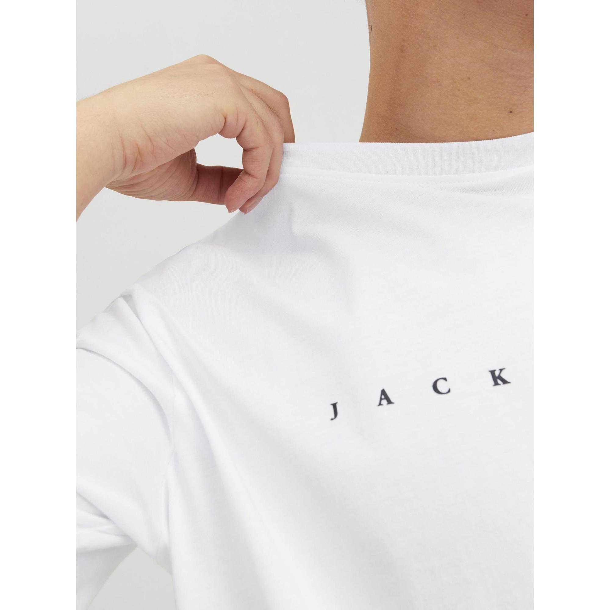 JACK & JONES JJE Star T-Shirt mit Pigmentprint