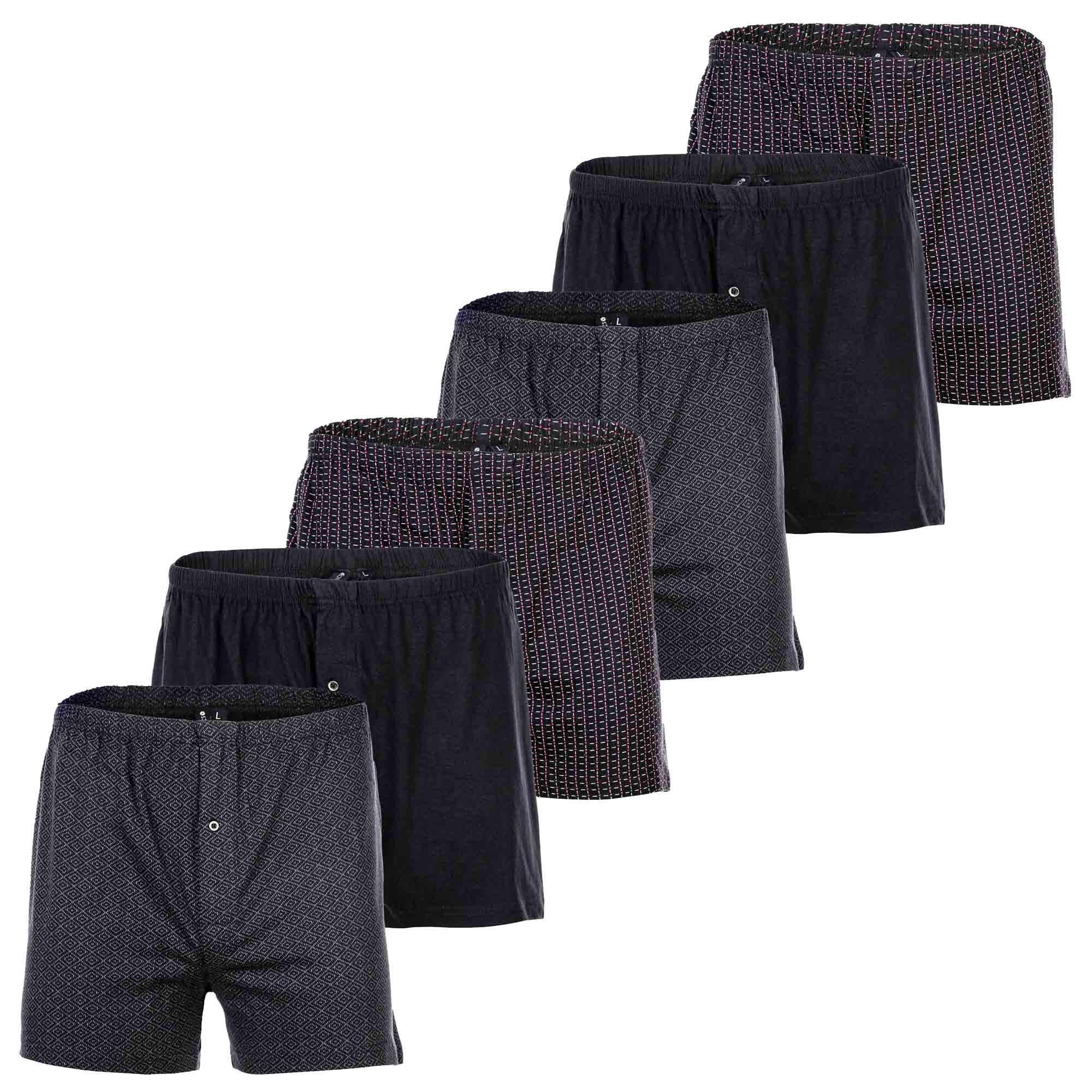 YOURBASICS Boxershort 6er Pack Locker sitzend