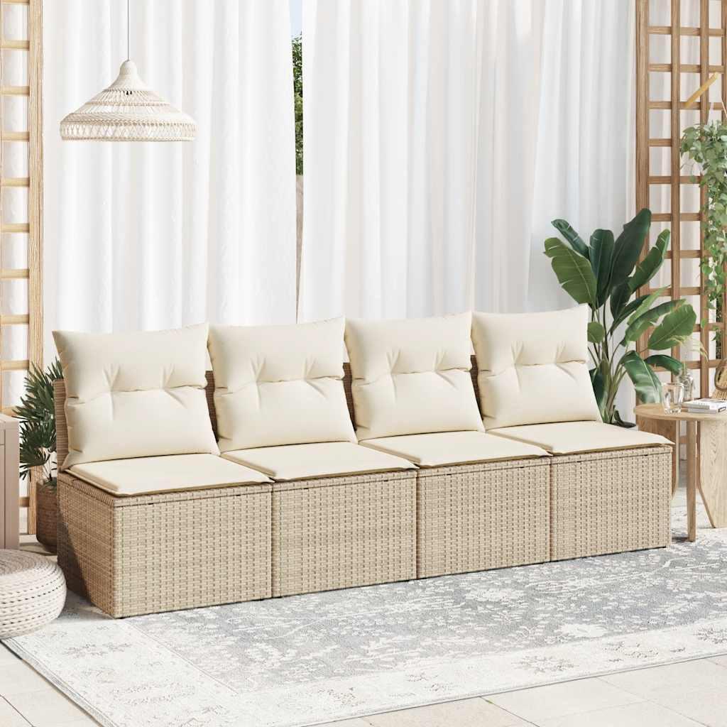 VidaXL Garten sofagarnitur poly-rattan