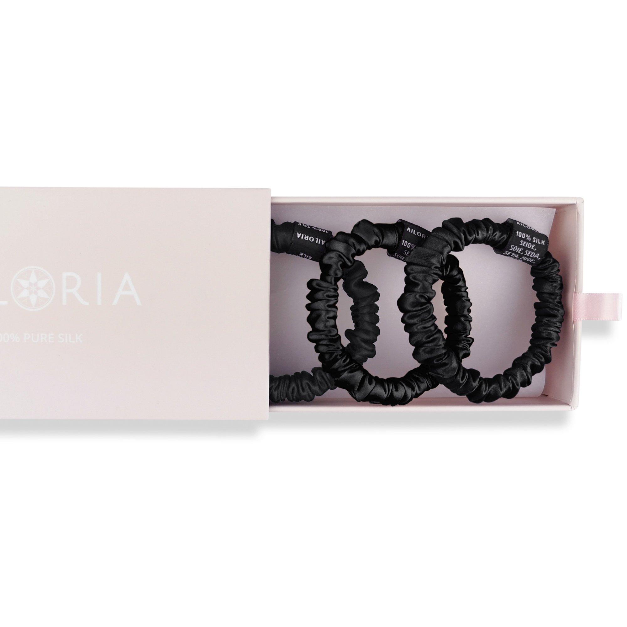 AILORIA DOUX Set 3 Scrunchies S aus Seide