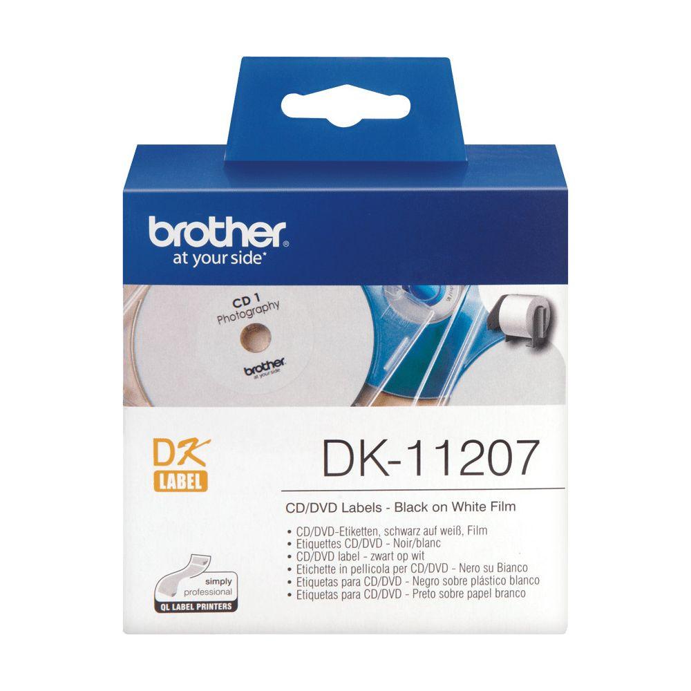 brother Rollenetiketten, rund, Ø 58 mm, permanent