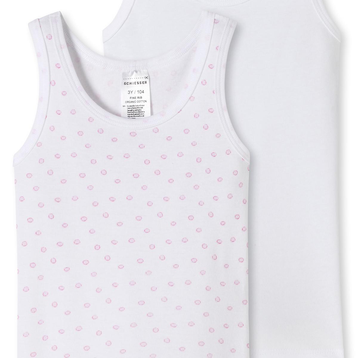 Schiesser 4er Pack Kids Girls Feinripp Organic Cotton - Unterhemd
