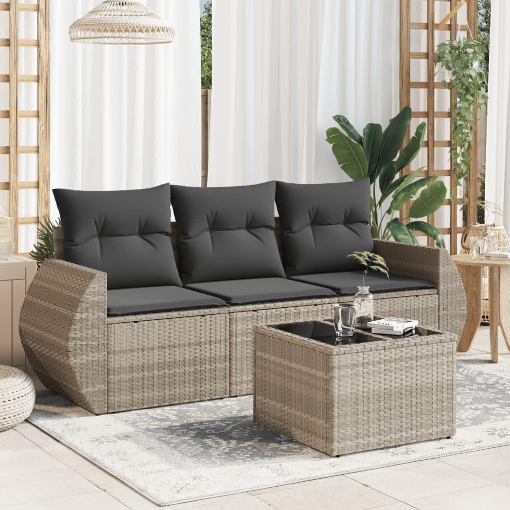 VidaXL Garten sofagarnitur poly-rattan