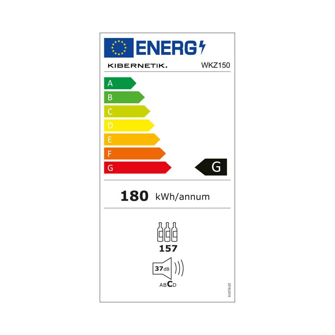 Kibernetik Weinklimaschrank WKZ 150 ZigZag Regale
