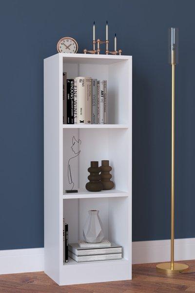 VCM Holz Aufbewahrung Stand Regal Bücherregal Deko Bücher Standregal Dilos S 3-fach
