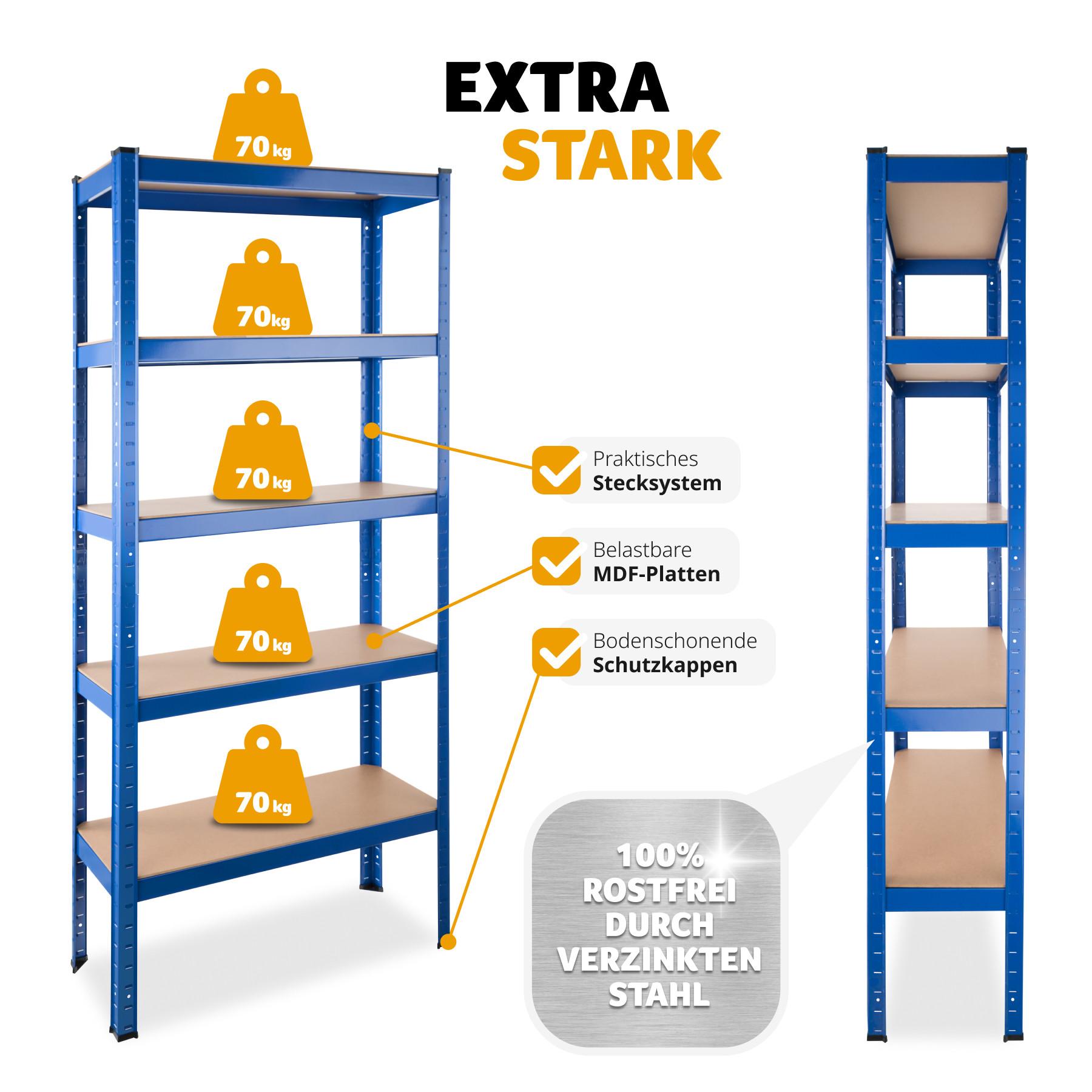 Tectake Lagerregal 5 Ebenen
