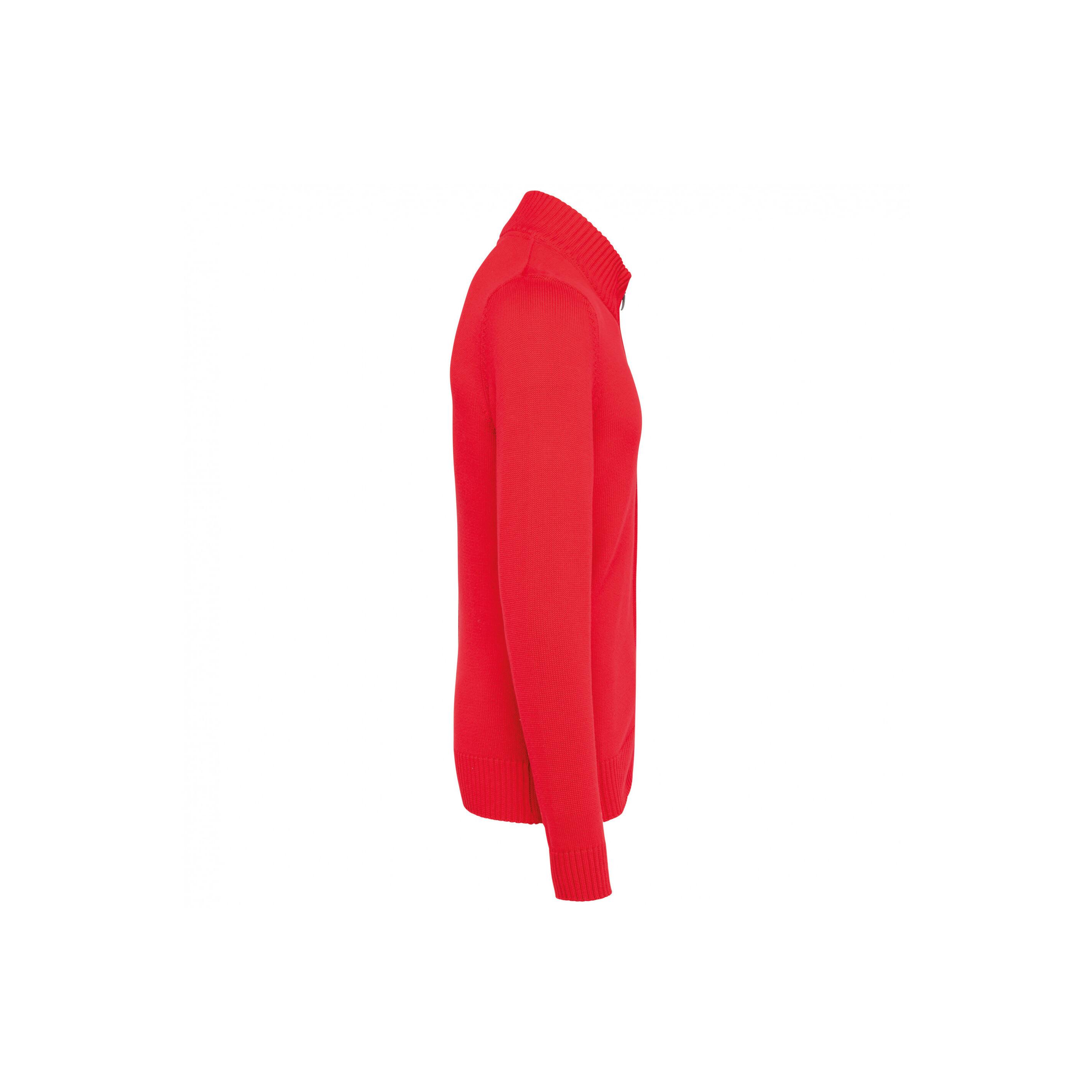 Kariban strickjacke mit reißverschluss