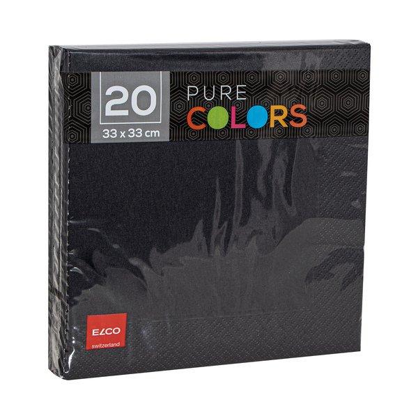 elco Papierservietten, 20 Stück Pure Colors