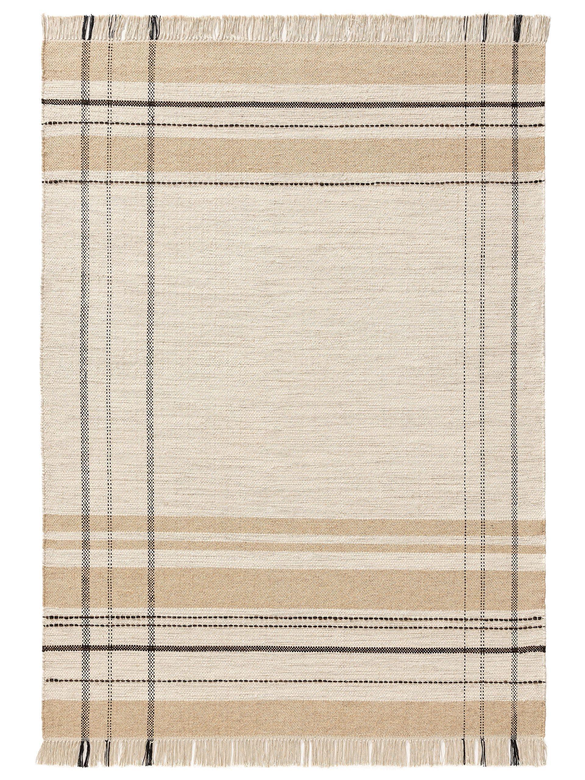 Benuta Wollteppich Bahati Beige