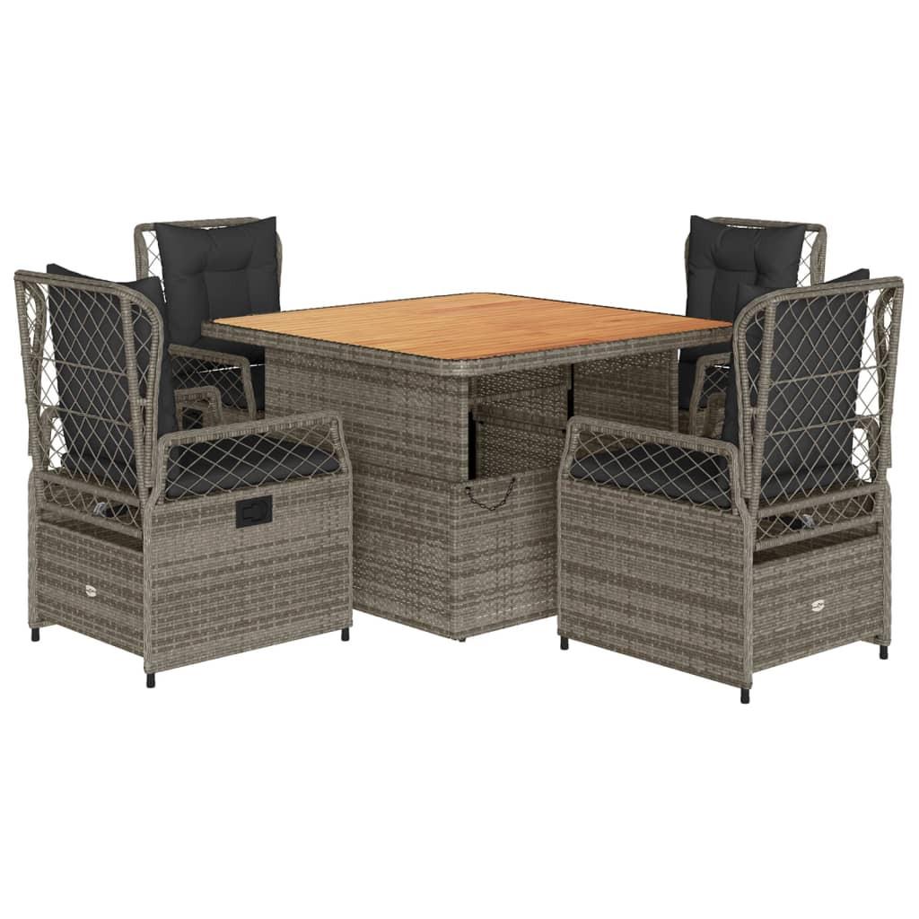 VidaXL Garten essgruppe poly-rattan