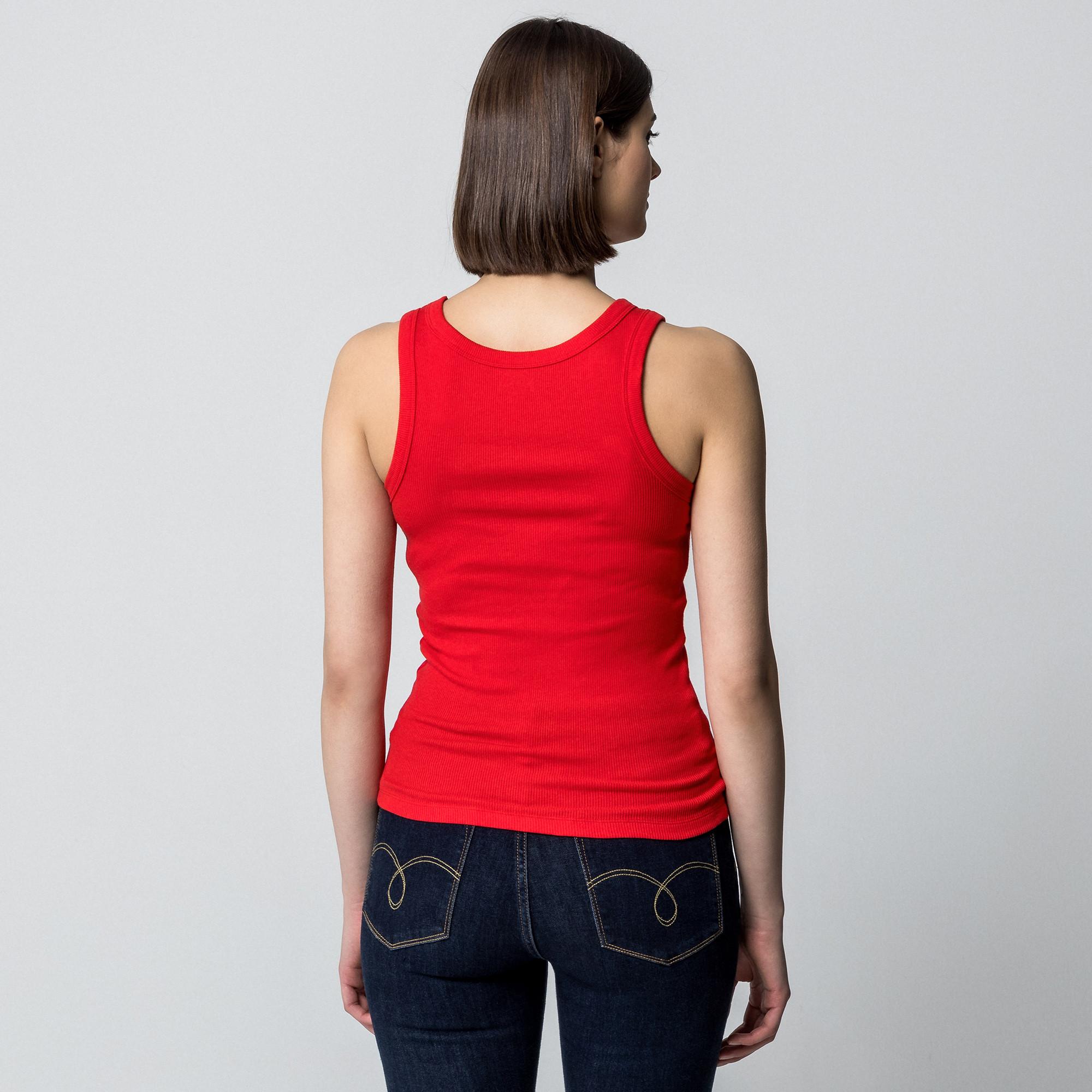 Manor Woman Ärmelloses Rippstrick Top