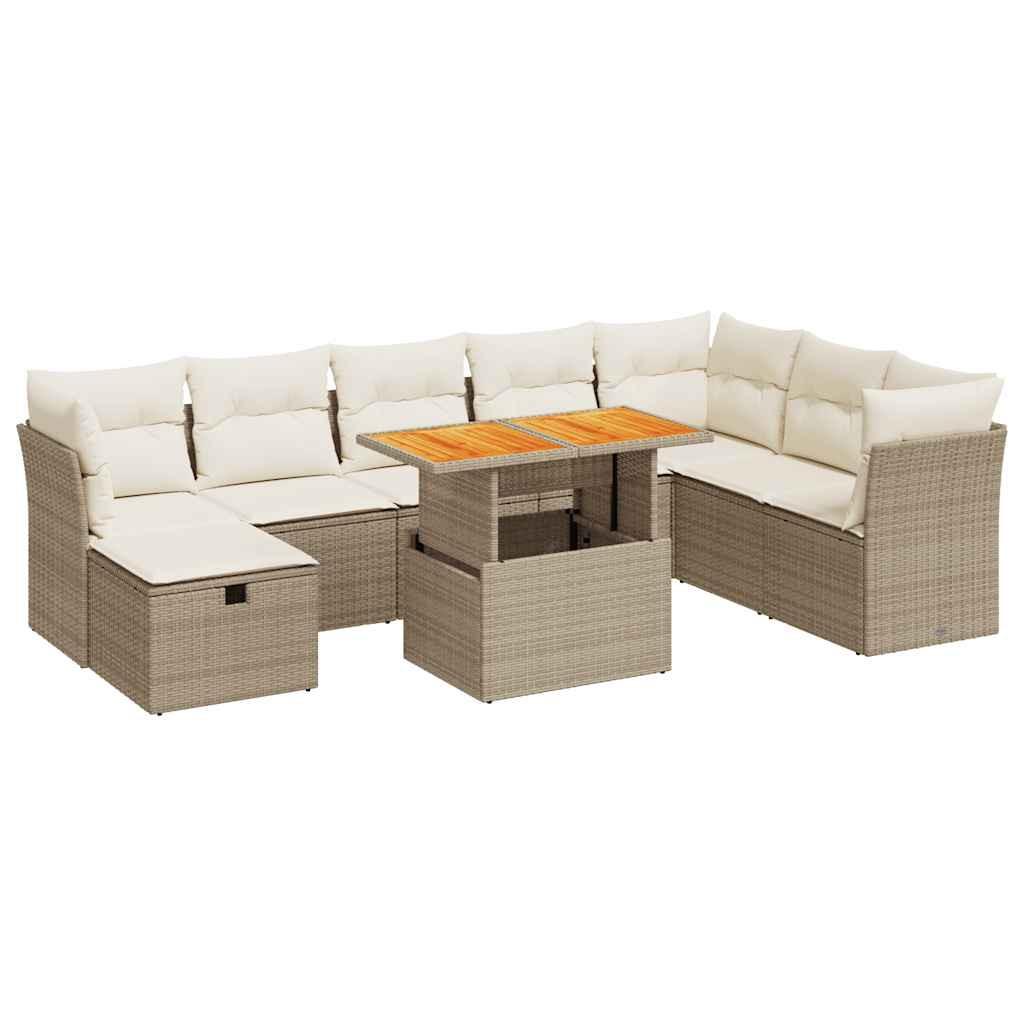 VidaXL Garten sofagarnitur poly-rattan