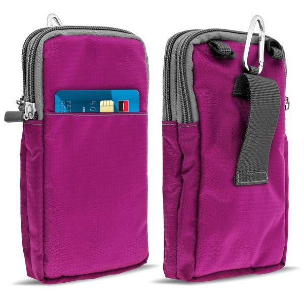 Avizar Gürteltasche + Karabinerhaken Rosa