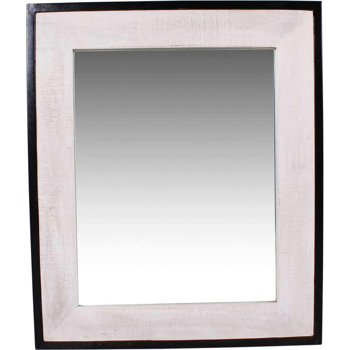 mutoni Spiegel Washed weiss 70x80
