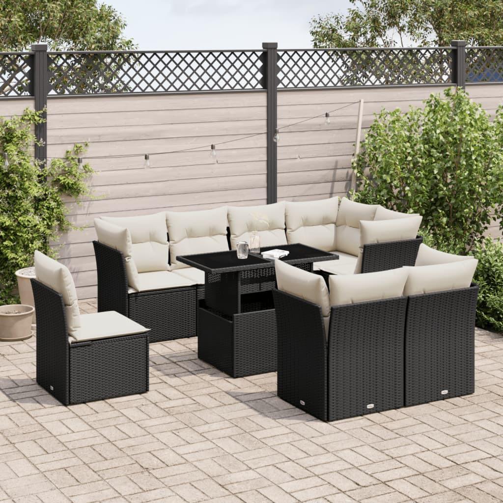 VidaXL Garten sofagarnitur poly-rattan