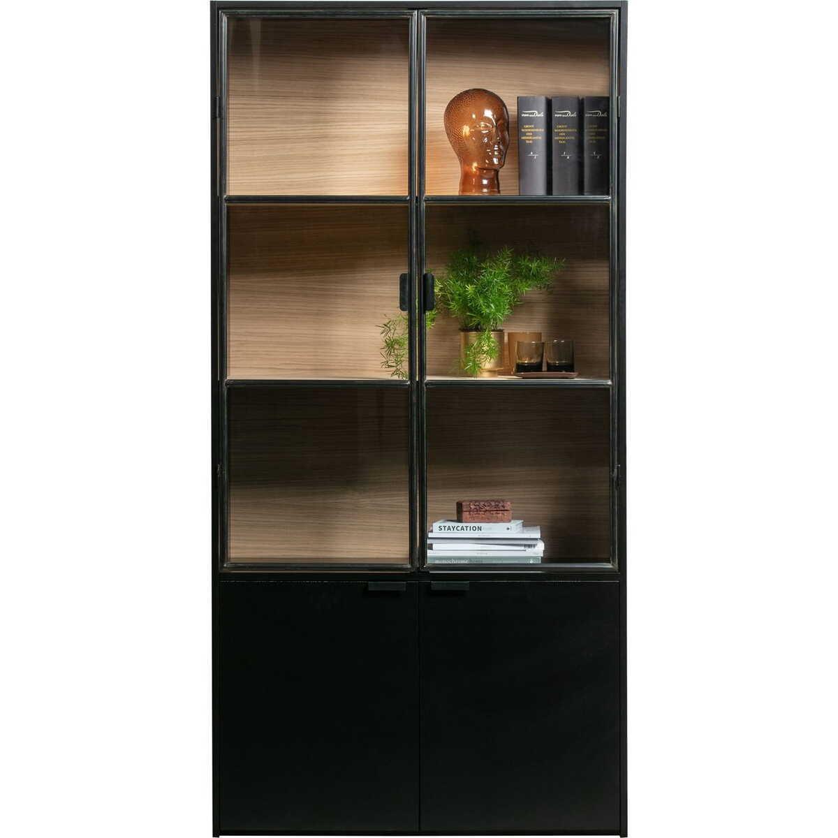mutoni Vitrinenschrank Sivan Kiefer 200x100