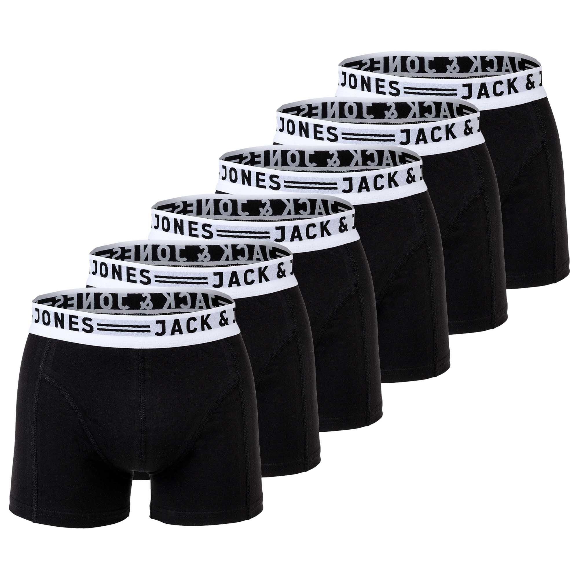JACK & JONES Boxershort Stretch-SENSE TRUNKS 3 PACK