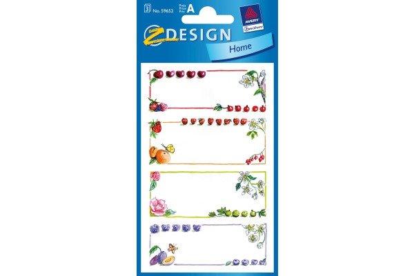Z-DESIGN Z-DESIGN Sticker Home 59652 Früchte 3 Stück