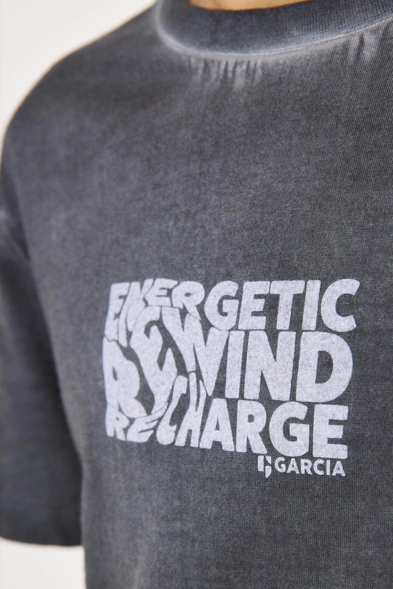 GARCIA Jungen T-Shirt charcoral