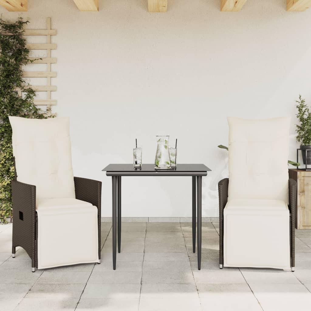 VidaXL Gartensessel verstellbar poly-rattan