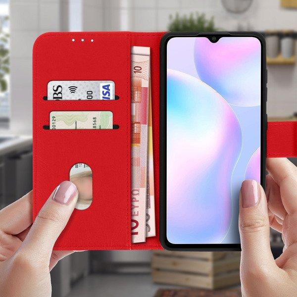 Avizar Klapphülle Xiaomi Redmi 9A Rot