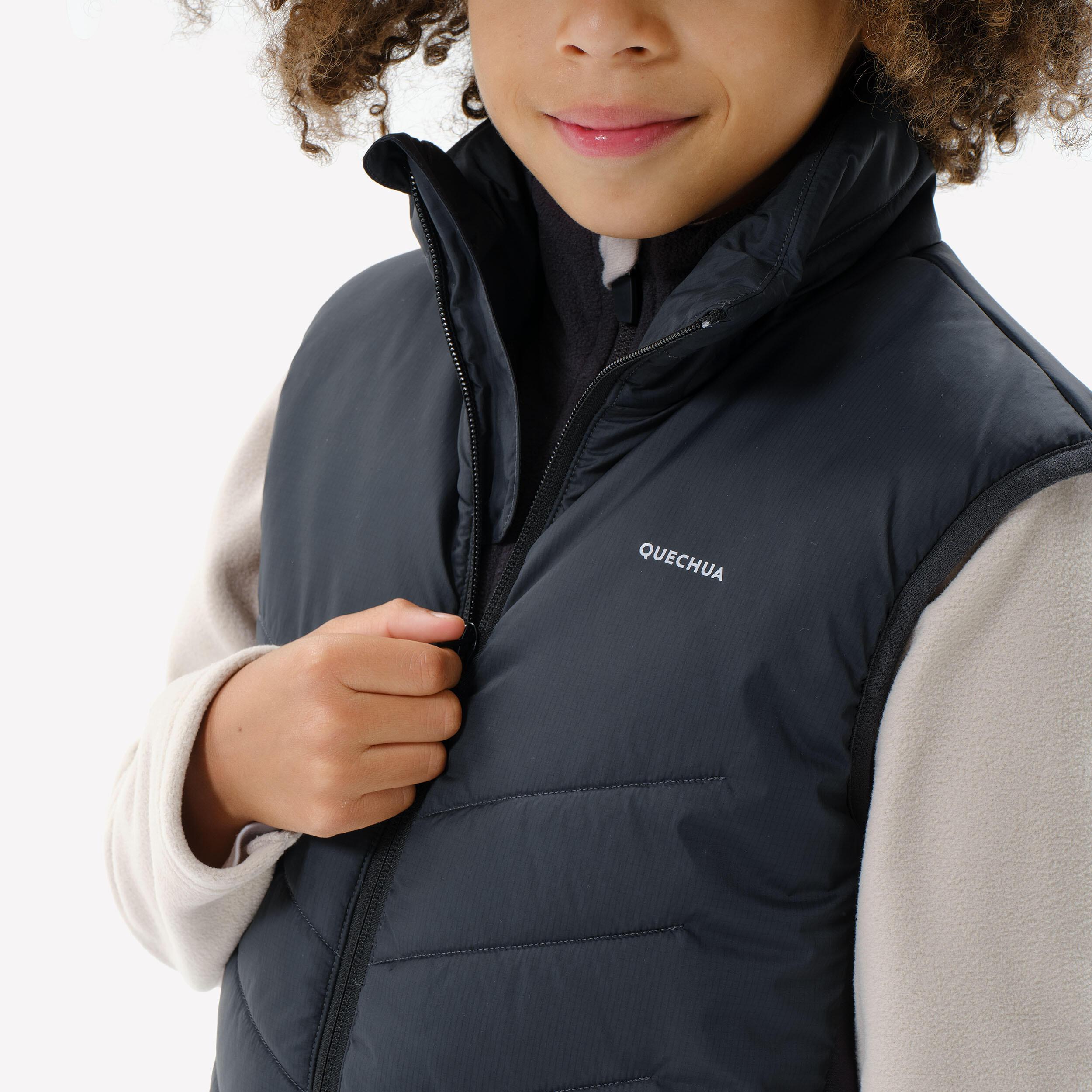 QUECHUA Wattierte Wanderweste Hybridweste Kinder
