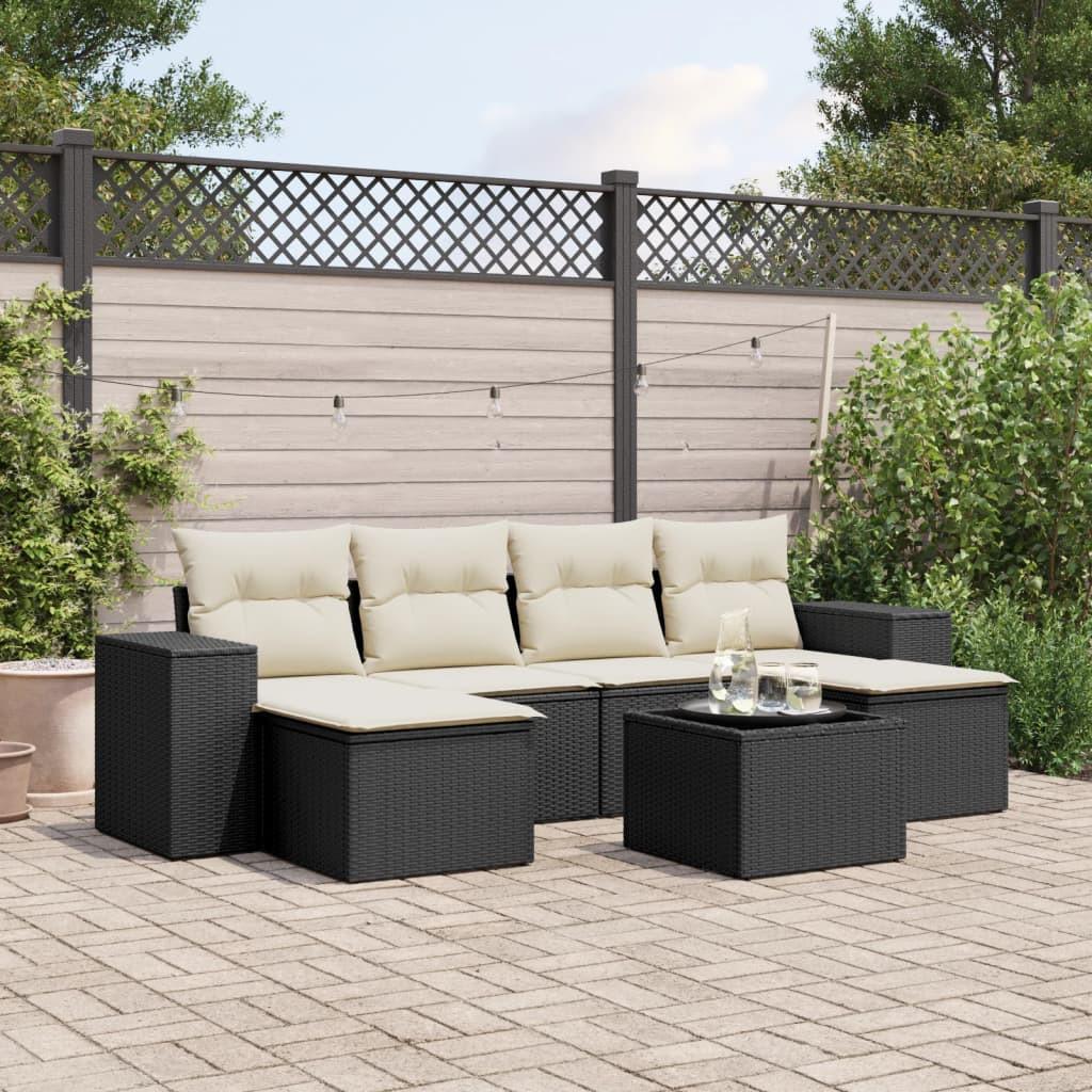 VidaXL Garten sofagarnitur poly-rattan