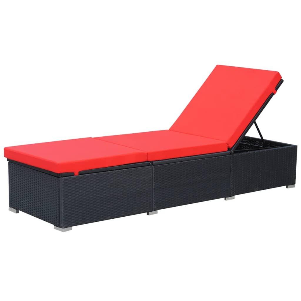 VidaXL Sonnenliege poly-rattan