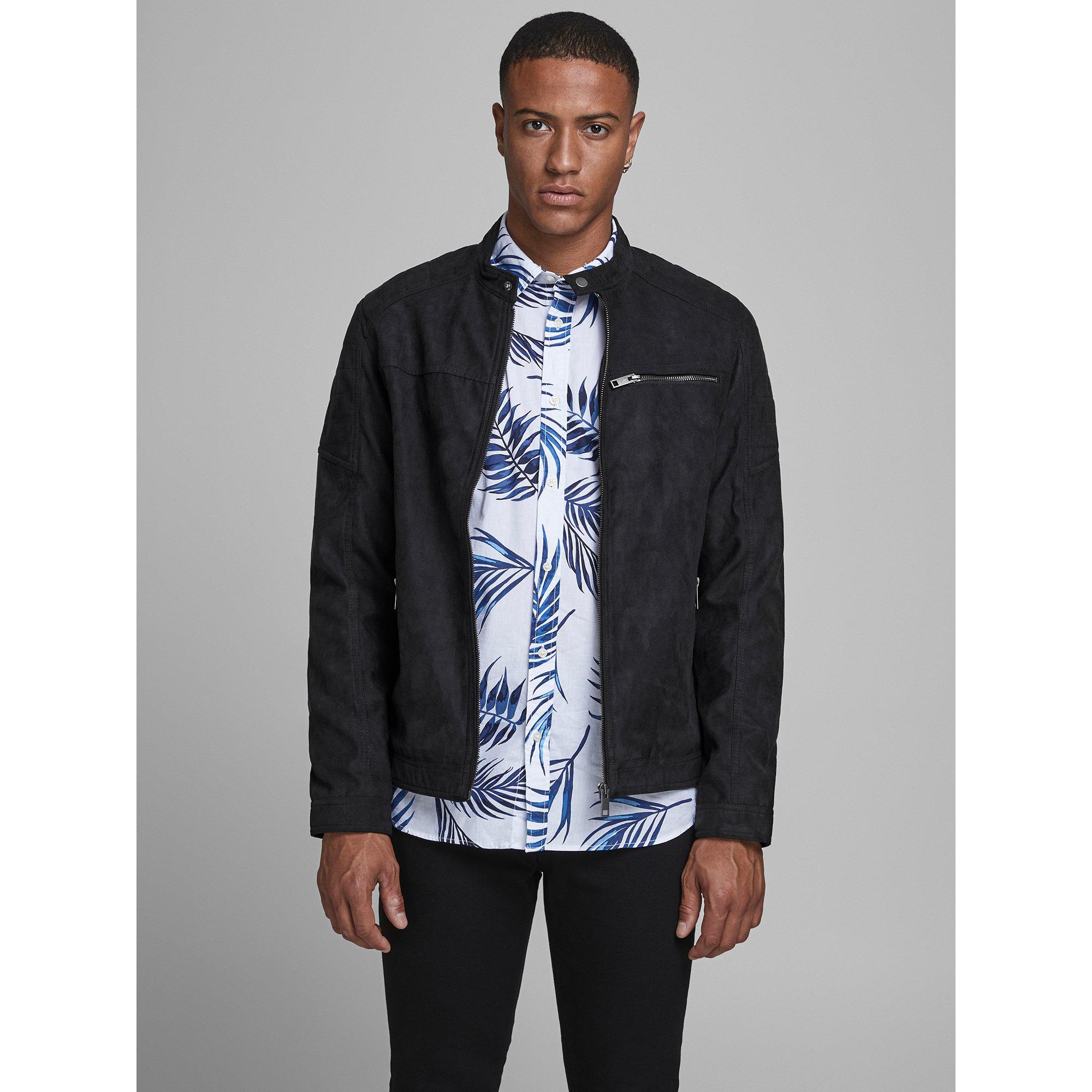 JACK & JONES JJEROCKY JACKET NOOS Lederjacke