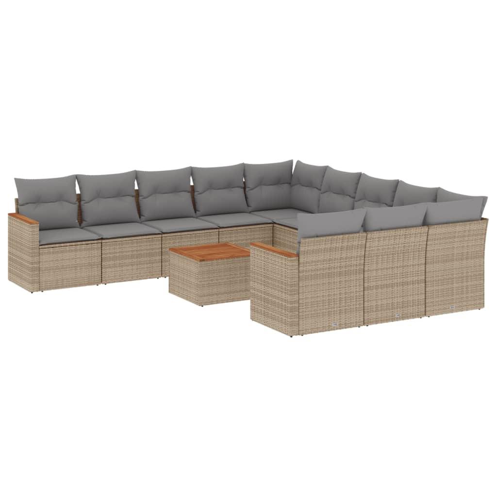 VidaXL Garten sofagarnitur poly-rattan
